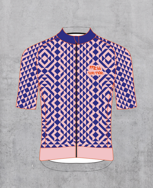 WE RIDE Trikot: MOSAIC BLUE